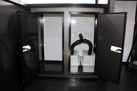 New 8.5X34 CARGO MATE ELIMINATOR SS RACE TRAILER mini split,awning,subwoofers,and more