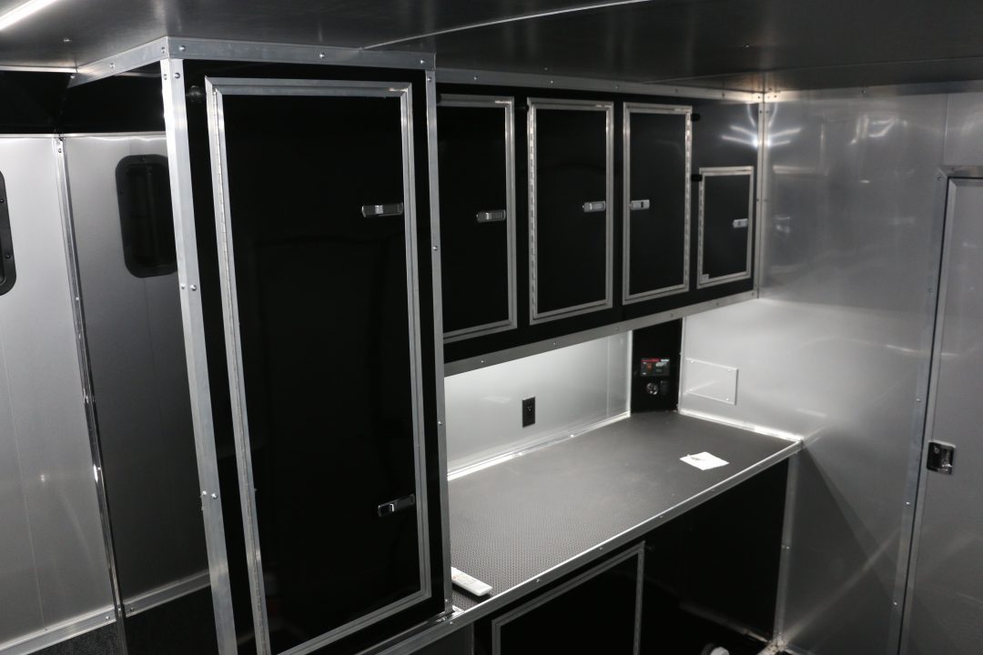 New 2026 Cargo Mate 8.5x52' ELIMINATOR SS WITH LIVING QUARTERS, MINI SPLIT, KITCHEN, AWNING, AND MORE!!!