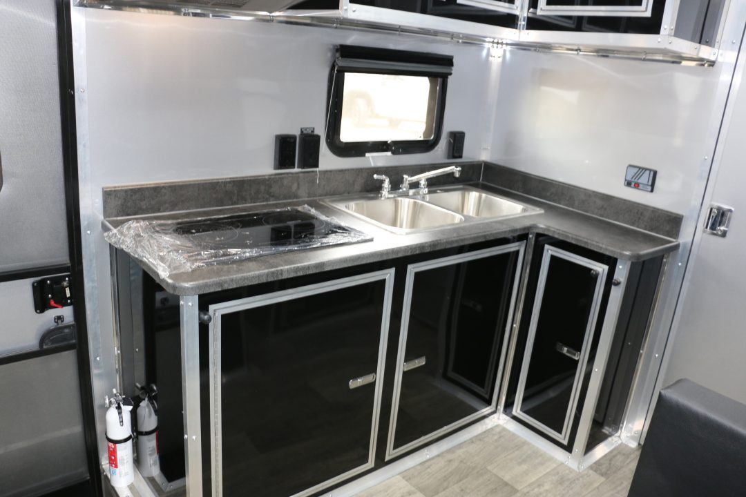 New 2026 Cargo Mate 8.5x52' ELIMINATOR SS WITH LIVING QUARTERS, MINI SPLIT, KITCHEN, AWNING, AND MORE!!!