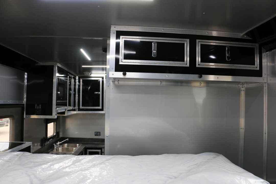 New 2026 Cargo Mate 8.5x52' ELIMINATOR SS WITH LIVING QUARTERS, MINI SPLIT, KITCHEN, AWNING, AND MORE!!!