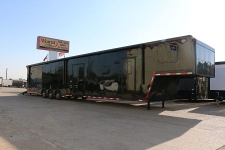 New 2026 Cargo Mate 8.5x52' ELIMINATOR SS WITH LIVING QUARTERS, MINI SPLIT, KITCHEN, AWNING, AND MORE!!!