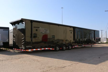 New 2026 Cargo Mate 8.5x52' ELIMINATOR SS WITH LIVING QUARTERS, MINI SPLIT, KITCHEN, AWNING, AND MORE!!!
