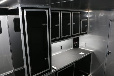 New 2026 Cargo Mate 8.5x52' ELIMINATOR SS WITH LIVING QUARTERS, MINI SPLIT, KITCHEN, AWNING, AND MORE!!!
