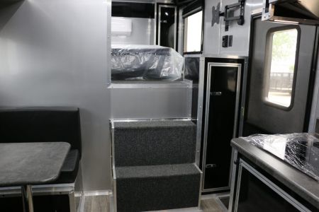 New 2026 Cargo Mate 8.5x52' ELIMINATOR SS WITH LIVING QUARTERS, MINI SPLIT, KITCHEN, AWNING, AND MORE!!!