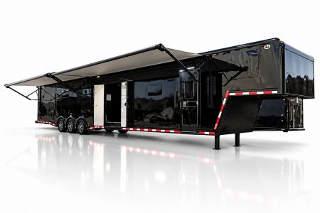 New 2026 Cargo Mate 8.5x52' ELIMINATOR SS WITH LIVING QUARTERS, MINI SPLIT, KITCHEN, AWNING, AND MORE!!!