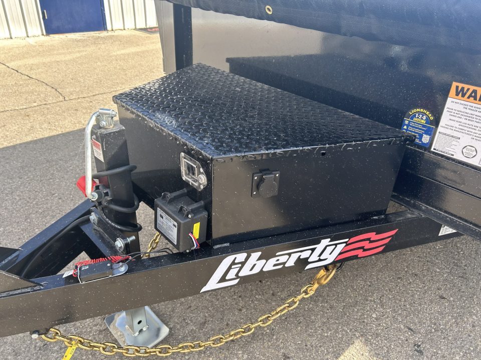 New 2027 Liberty 6 X 12 FT DUMP TRAILER W/ SPREAD GATE RAMPS AND TARP KIT 10K