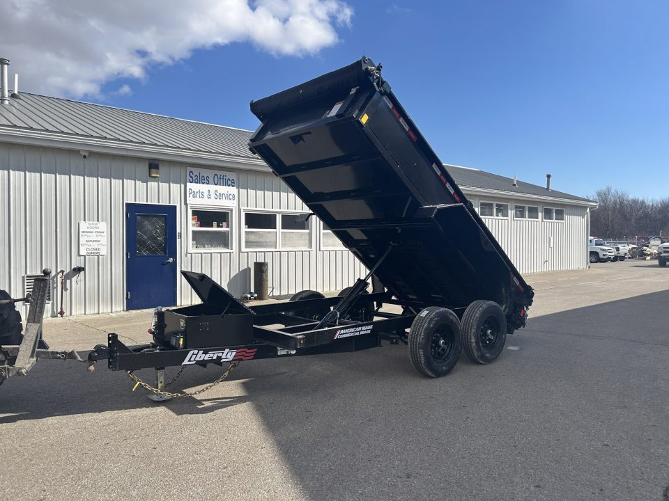 New 2027 Liberty 6 X 12 FT DUMP TRAILER W/ SPREAD GATE RAMPS AND TARP KIT 10K