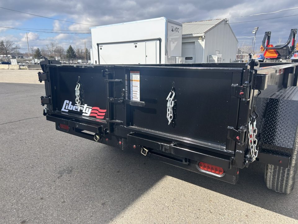 New 2027 Liberty 6 X 12 FT DUMP TRAILER W/ SPREAD GATE RAMPS AND TARP KIT 10K