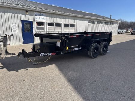 New 2027 Liberty 6 X 12 FT DUMP TRAILER W/ SPREAD GATE RAMPS AND TARP KIT 10K