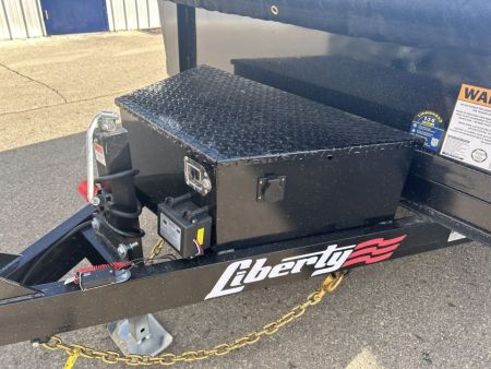 New 2027 Liberty 6 X 12 FT DUMP TRAILER W/ SPREAD GATE RAMPS AND TARP KIT 10K