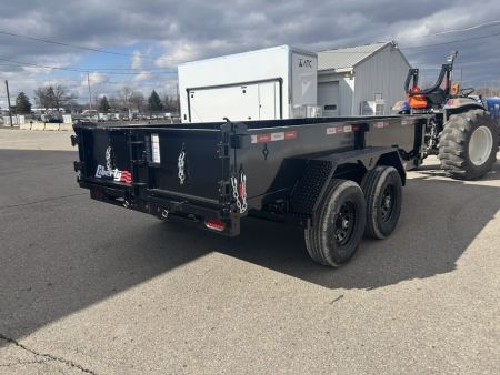 New 2027 Liberty 6 X 12 FT DUMP TRAILER W/ SPREAD GATE RAMPS AND TARP KIT 10K