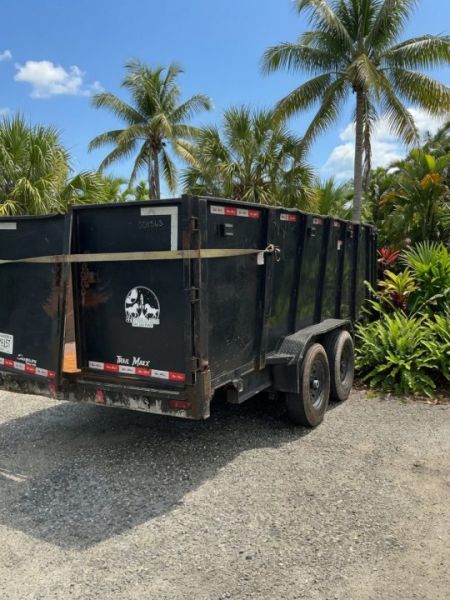 Consignment 2022 7x16 Gooseneck Dump Trailer – 14K GVWR | 4' Sides | Barn Doors Dump Trailer