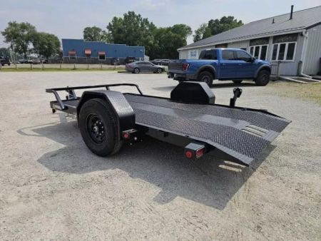 New 2026 Load Trail 77" x 12' Single Axle Scissor Hauler 7K GVWR TILT DECK LOW PROFILE Tilt Trailer