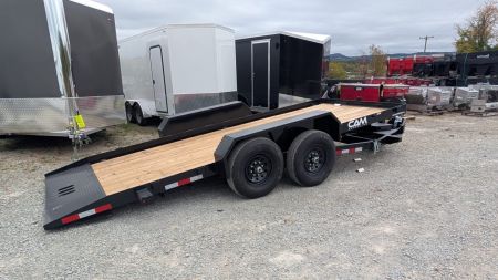 New 2026 CAM Superline 18' Lo Pro Full Tilt Equipment Trailer (7K AXLES)