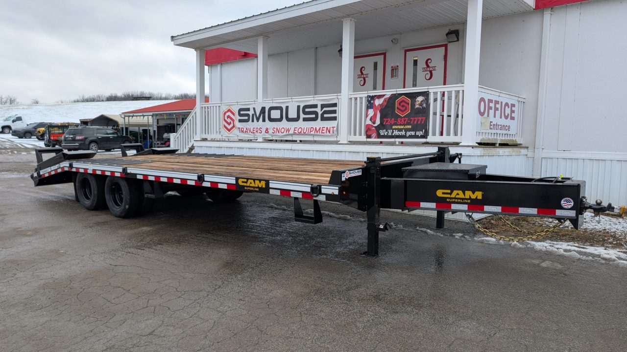 New 2027 CAM Superline 20+5 HD "BEAST" Deckover Tagalong w/ Electric Brakes