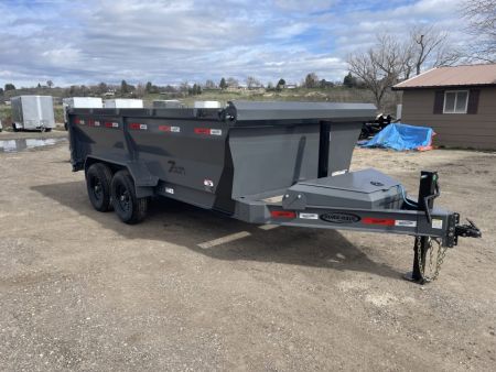 New 2026 Dura-Haul DUMP TRAILER BP-MT (7X14) 2-7K Dump Trailer