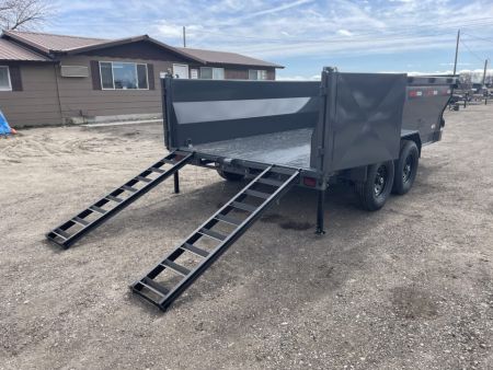 New 2026 Dura-Haul DUMP TRAILER BP-MT (7X14) 2-7K Dump Trailer