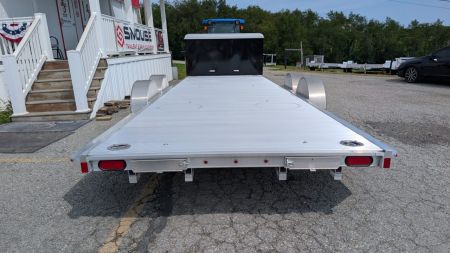 New 2027 Aluma 20' (20" Stationary + 20' Tilt) HD XL Executive Tilt Car Hauler w/ Cargo Box & RAMPS(SCRATCH & DENT PRICING!!!)