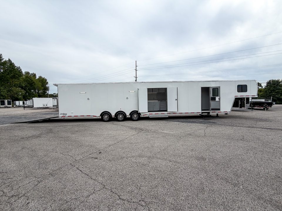 New 2026 8.5x50 Vintage Living Quarters Car Race Trailer