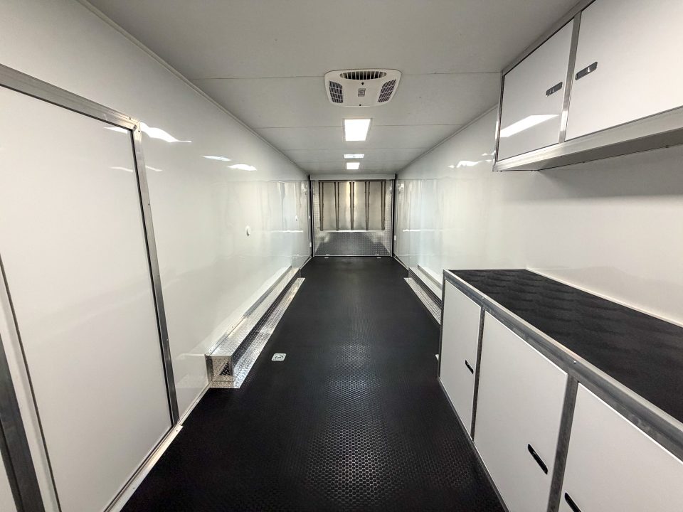New 2026 8.5x50 Vintage Living Quarters Car Race Trailer