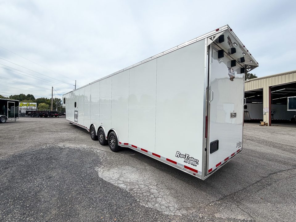 New 2026 8.5x50 Vintage Living Quarters Car Race Trailer