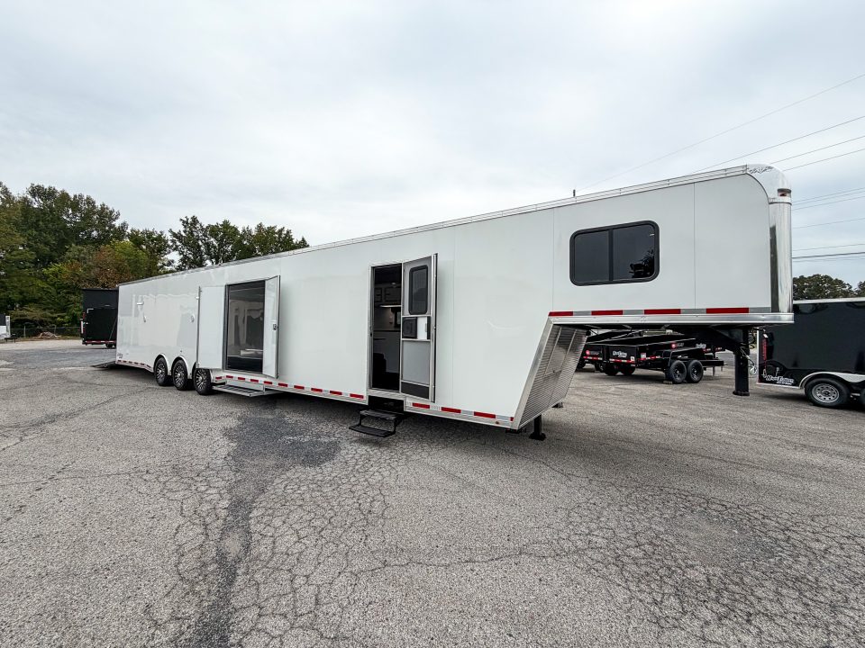 New 2026 8.5x50 Vintage Living Quarters Car Race Trailer