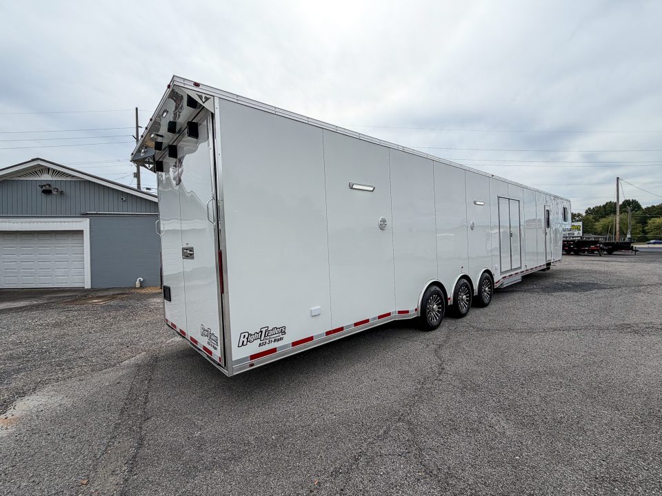 New 2026 8.5x50 Vintage Living Quarters Car Race Trailer