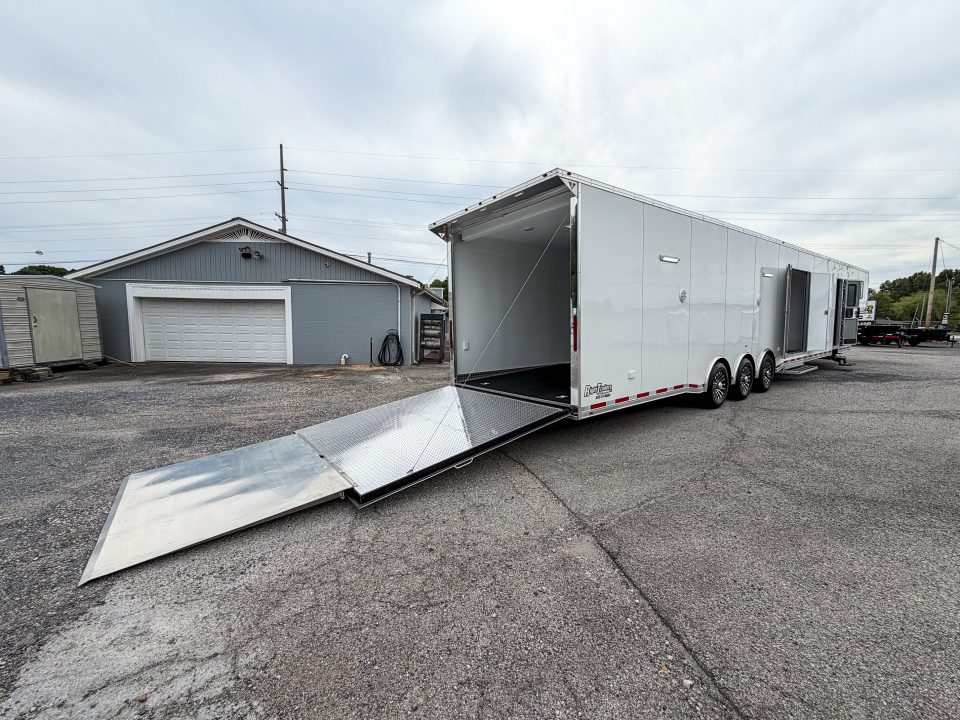 New 2026 8.5x50 Vintage Living Quarters Car Race Trailer