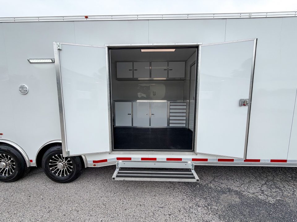 New 2026 8.5x50 Vintage Living Quarters Car Race Trailer