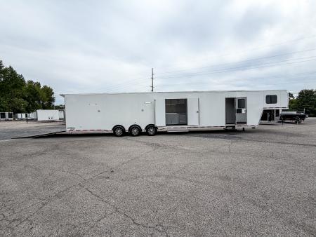 New 2026 8.5x50 Vintage Living Quarters Car Race Trailer