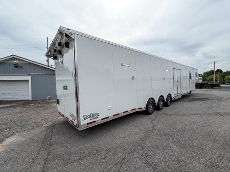 New 2026 8.5x50 Vintage Living Quarters Car Race Trailer