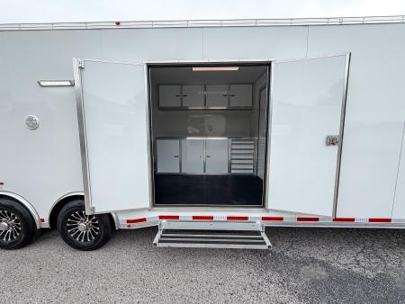 New 2026 8.5x50 Vintage Living Quarters Car Race Trailer