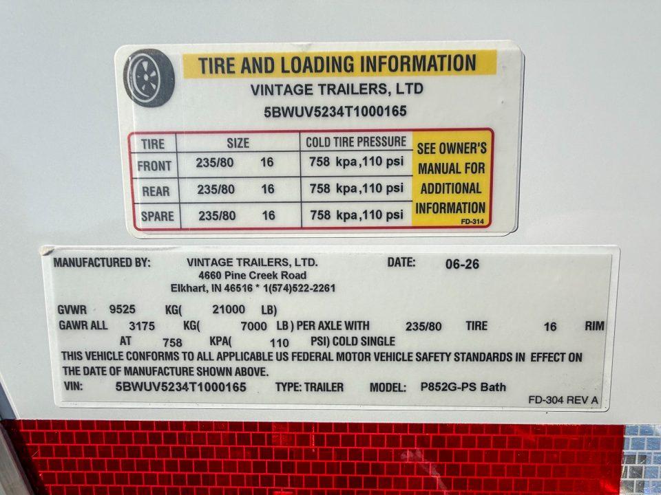 New 2026 8.5x52 Vintage Trailers Living Quarters Car / Racing Trailer
