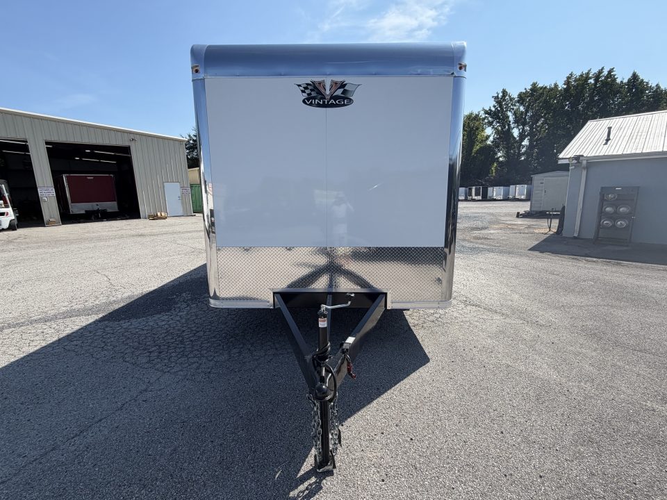New 2026 8.5x34 Vintage Race Trailer with Bathroom Package
