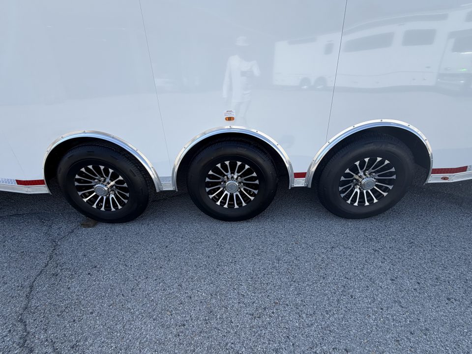 New 2026 8.5x34 Vintage Race Trailer with Bathroom Package