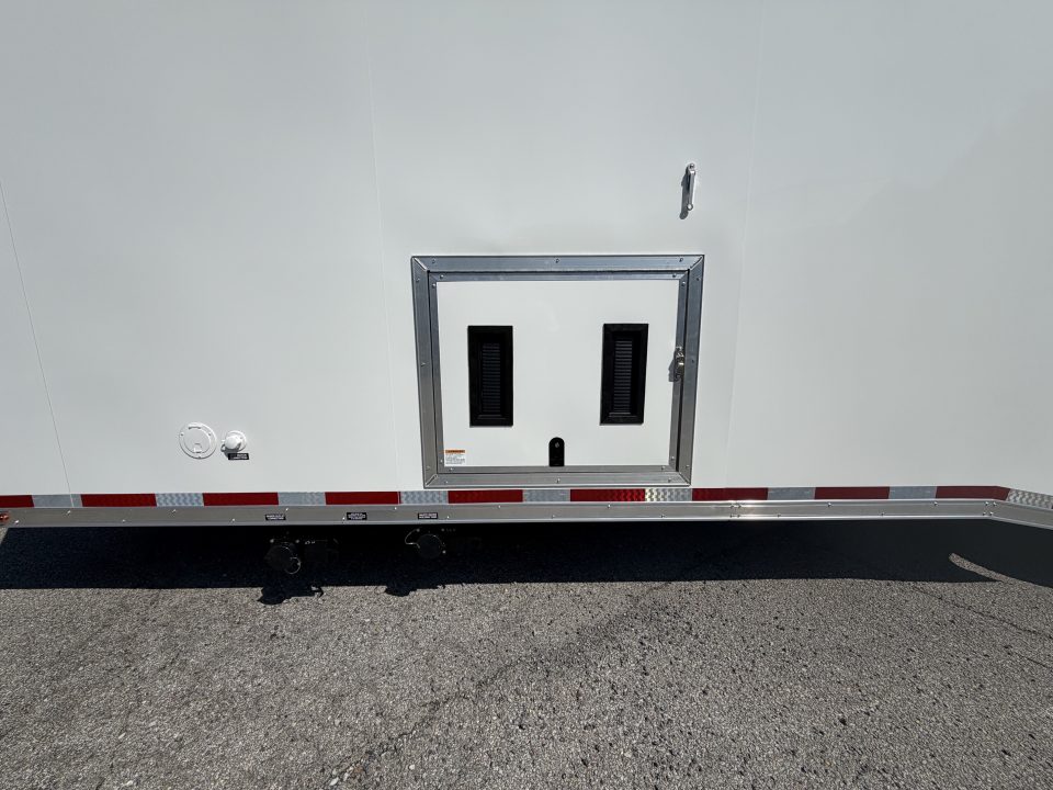New 2026 8.5x34 Vintage Race Trailer with Bathroom Package