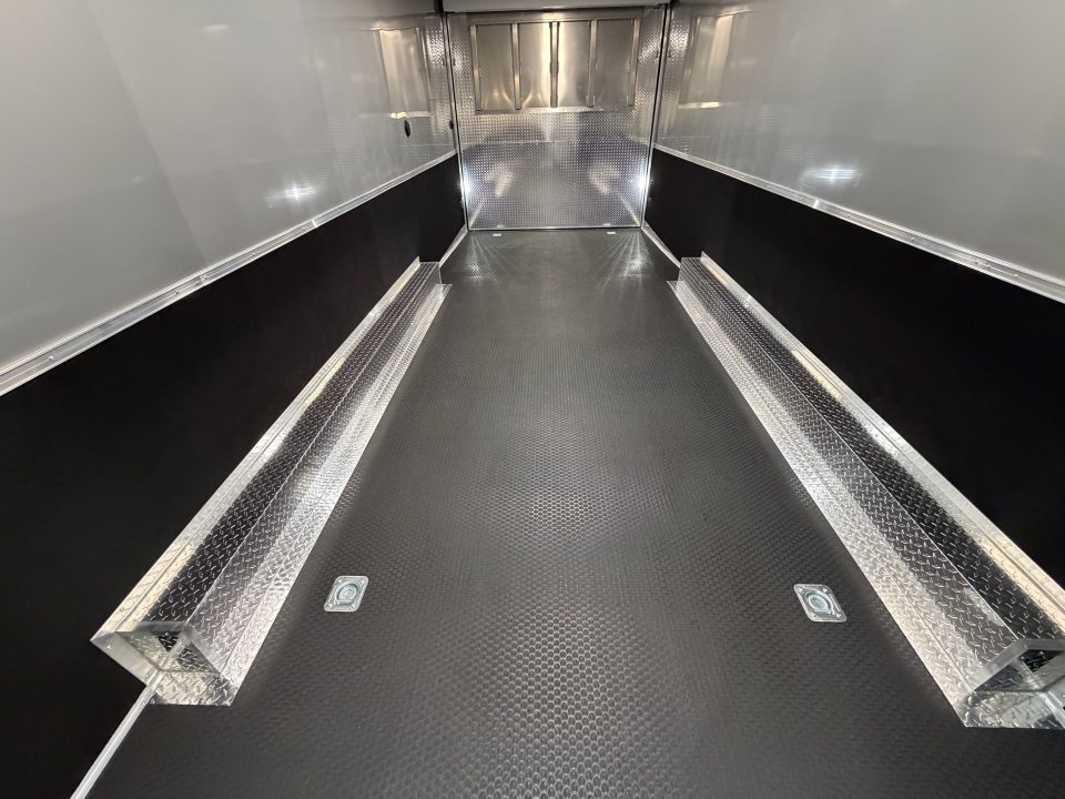 New 2026 8.5x34 Vintage Race Trailer with Bathroom Package