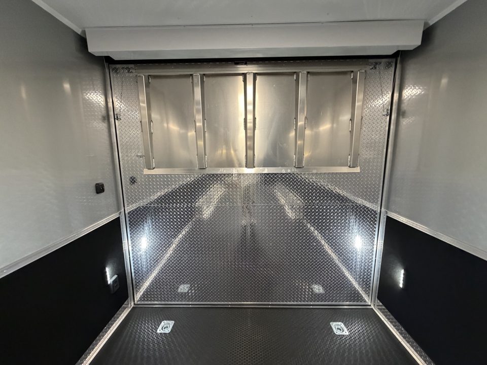New 2026 8.5x34 Vintage Race Trailer with Bathroom Package