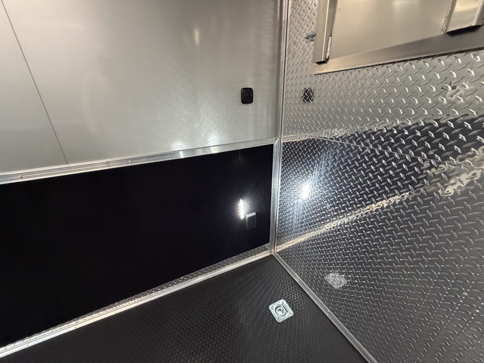 New 2026 8.5x34 Vintage Race Trailer with Bathroom Package