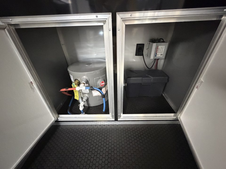 New 2026 8.5x34 Vintage Race Trailer with Bathroom Package