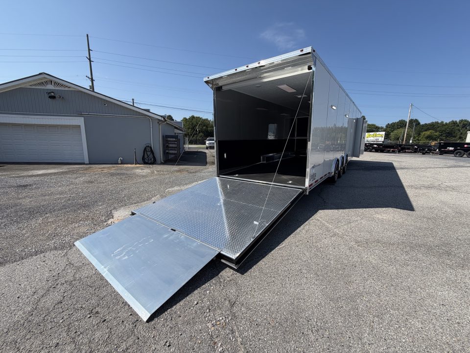 New 2026 8.5x34 Vintage Race Trailer with Bathroom Package