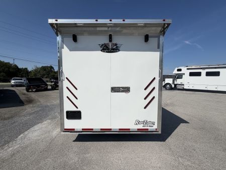 New 2026 8.5x34 Vintage Race Trailer with Bathroom Package