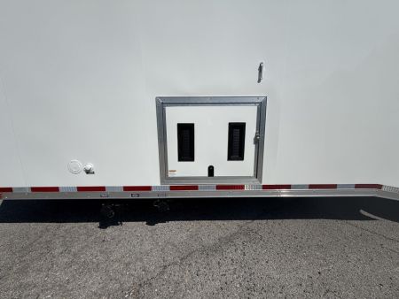 New 2026 8.5x34 Vintage Race Trailer with Bathroom Package