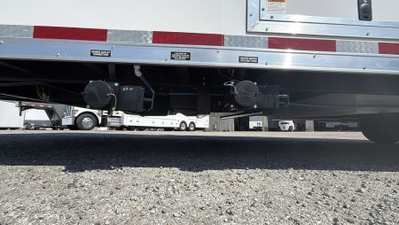 New 2026 8.5x34 Vintage Race Trailer with Bathroom Package