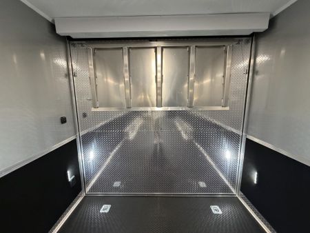New 2026 8.5x34 Vintage Race Trailer with Bathroom Package