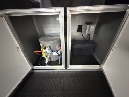 New 2026 8.5x34 Vintage Race Trailer with Bathroom Package