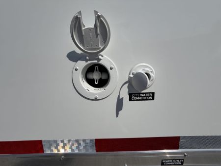 New 2026 8.5x34 Vintage Race Trailer with Bathroom Package