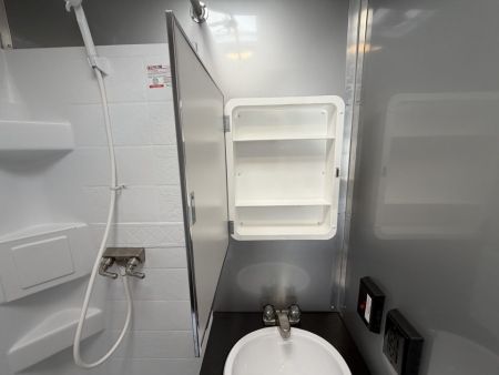 New 2026 8.5x34 Vintage Race Trailer with Bathroom Package