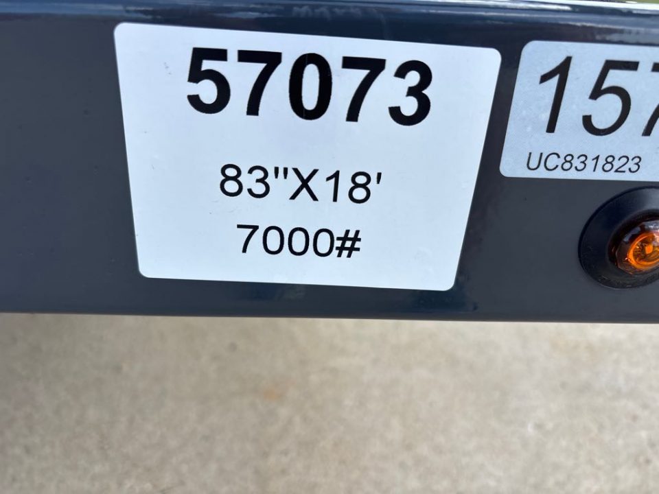New 2027 Lamar Trailers UC831823 Utility Trailer