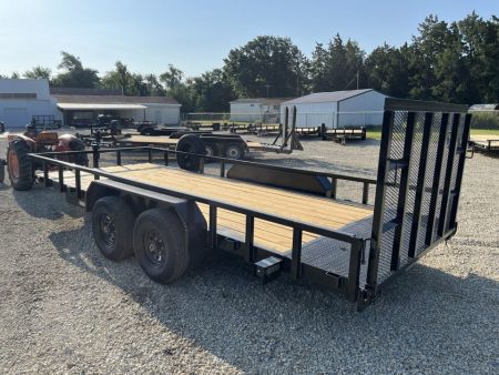 New 2026 Stag Trailers 82x18 Dovetail 10K Utility Trailer